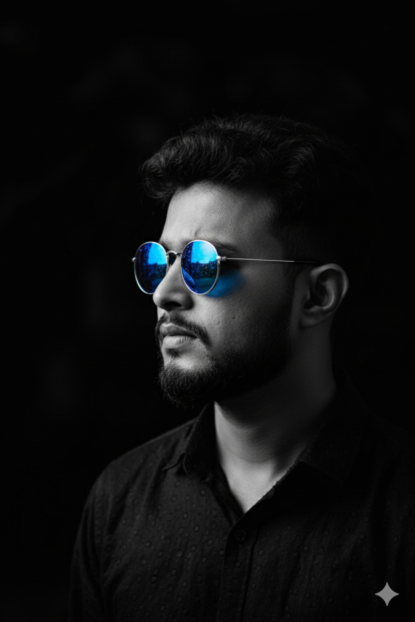 photorealistic, extreme close-up profile portrai